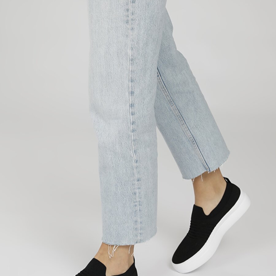 THEOGONY 1FX Siyah Kadın Slip On Ayakkabı_0