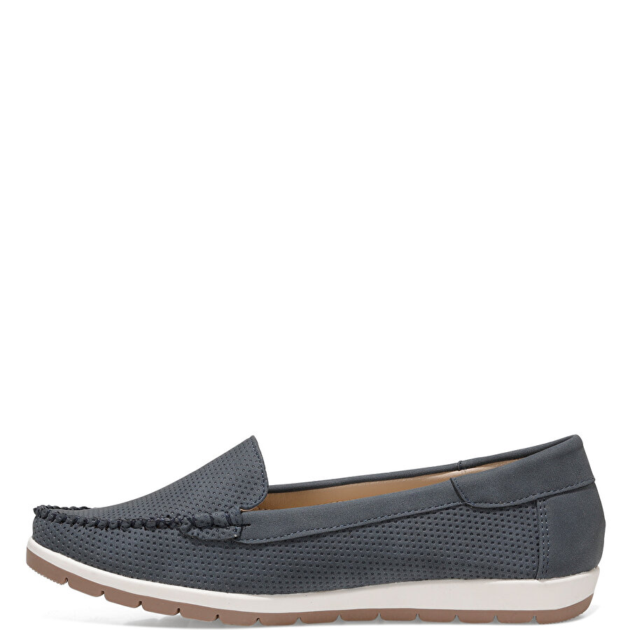 HUNT 1FX Lacivert Kadın Loafer Ayakkabı_5