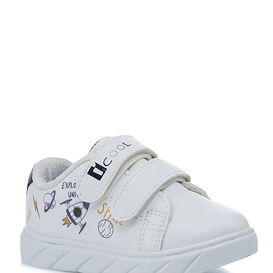 JAZZ 1PR Beyaz Erkek Çocuk Sneaker Ayakkabı_0