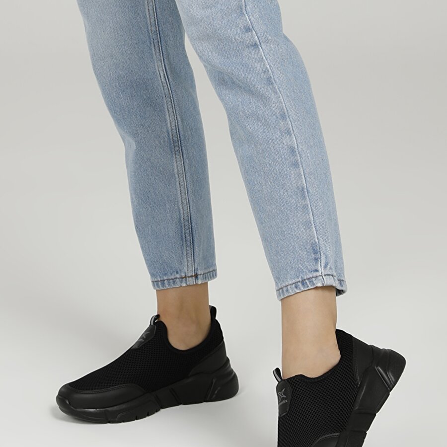 THANDIE 1FX Siyah Kadın Slip On Ayakkabı_0