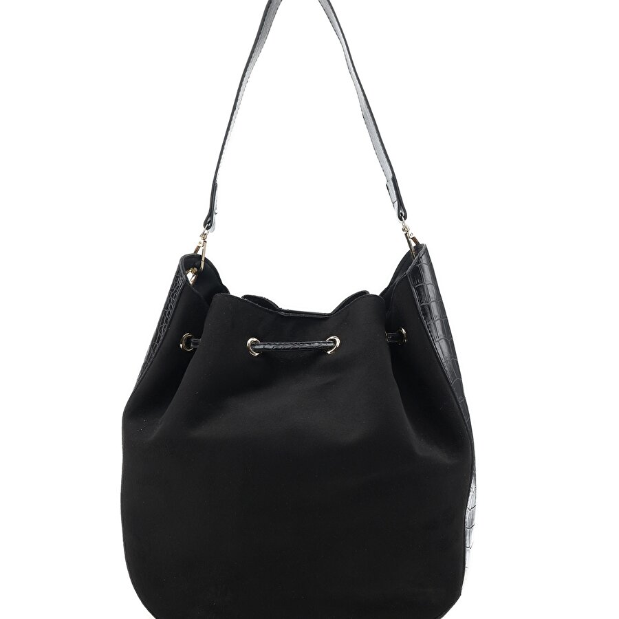 21FWBAG1027 1PR Siyah Kadın Omuz Çantası_2