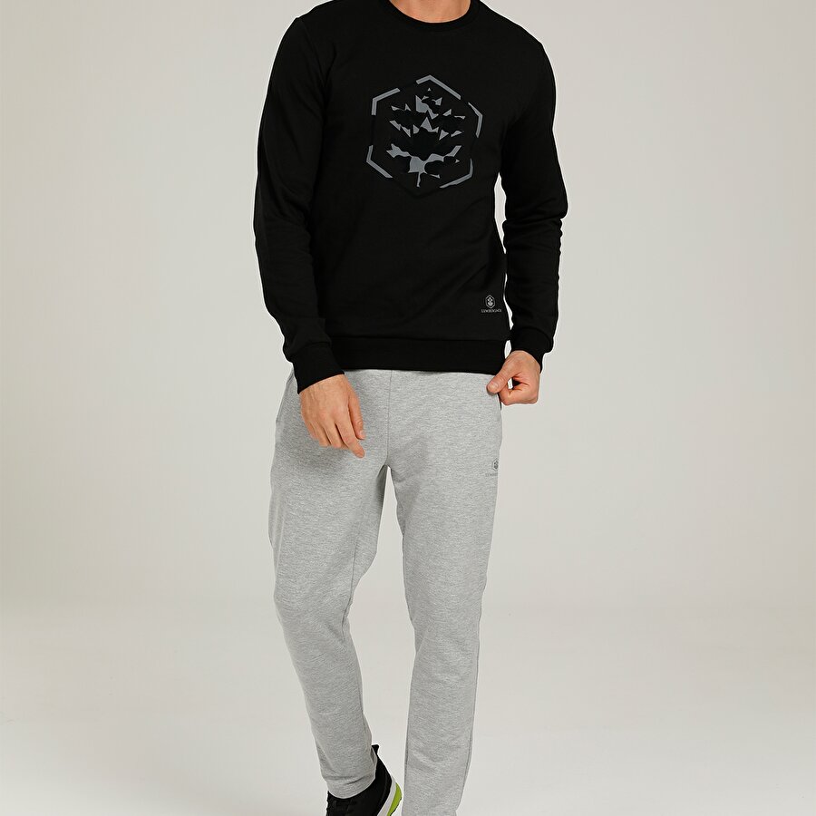 CT752 LOGAN SWEATSHIRT 1P Siyah Erkek Sweatshirt_2