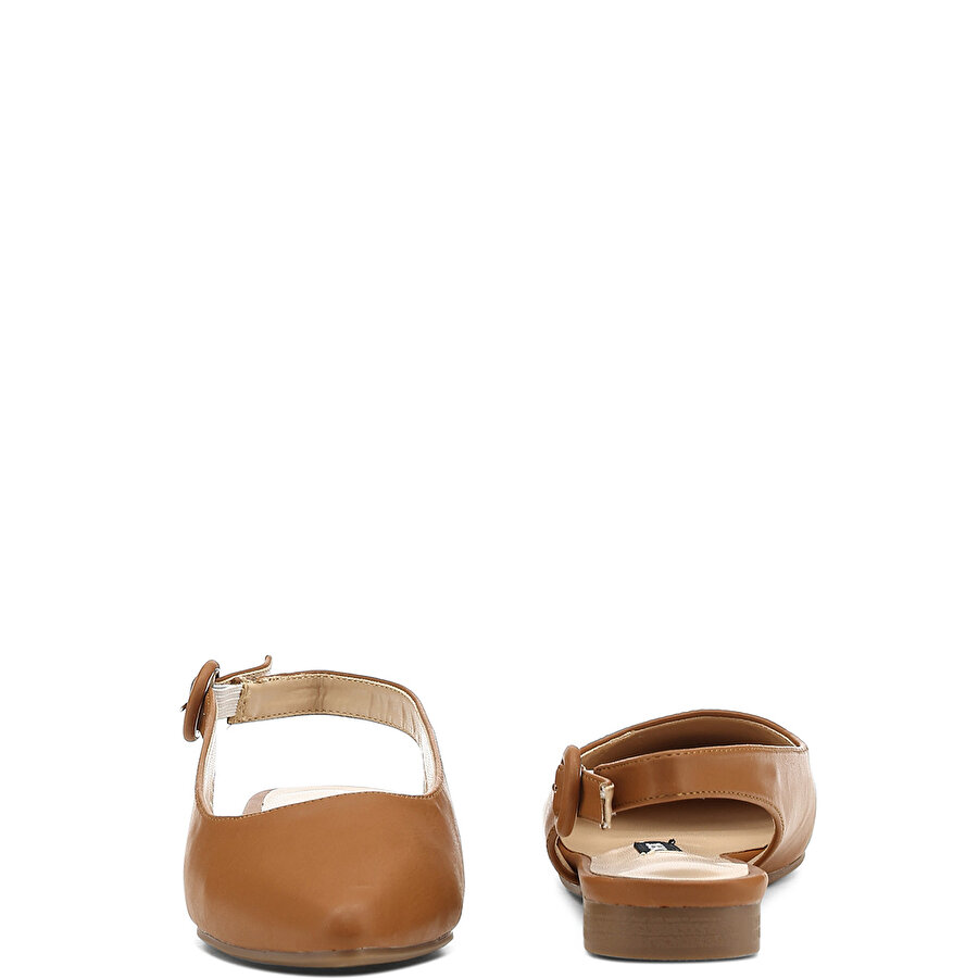 POVO 1PR Camel Kadın Babet_4