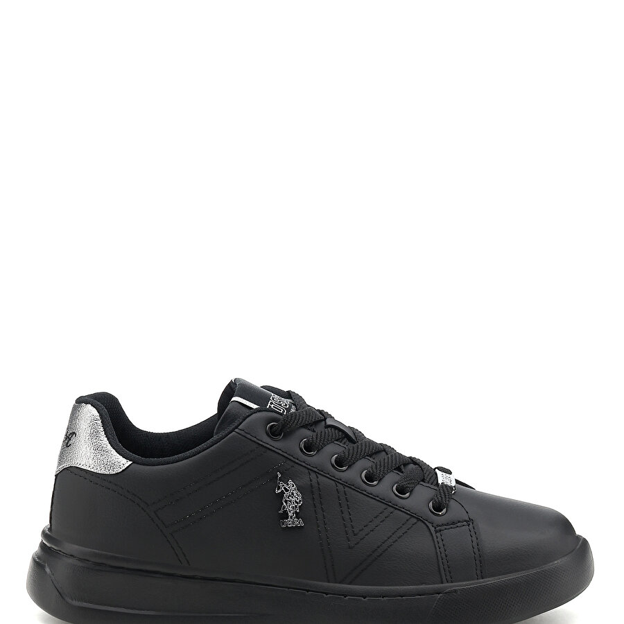 EXTRA 1PR Siyah Kadın Havuz Taban Sneaker_1