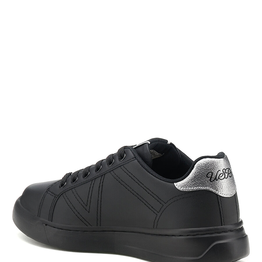 EXTRA 1PR Siyah Kadın Havuz Taban Sneaker_2
