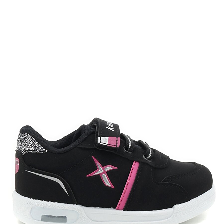 KREJA PU 1PR Siyah Kız Çocuk Sneaker Ayakkabı_1