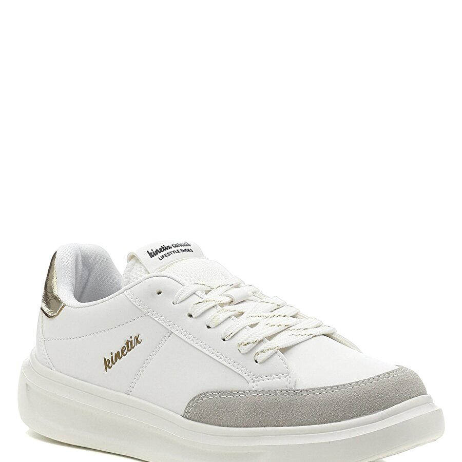 CARLOTTA 1PR Beyaz Kadın Havuz Taban Sneaker_0