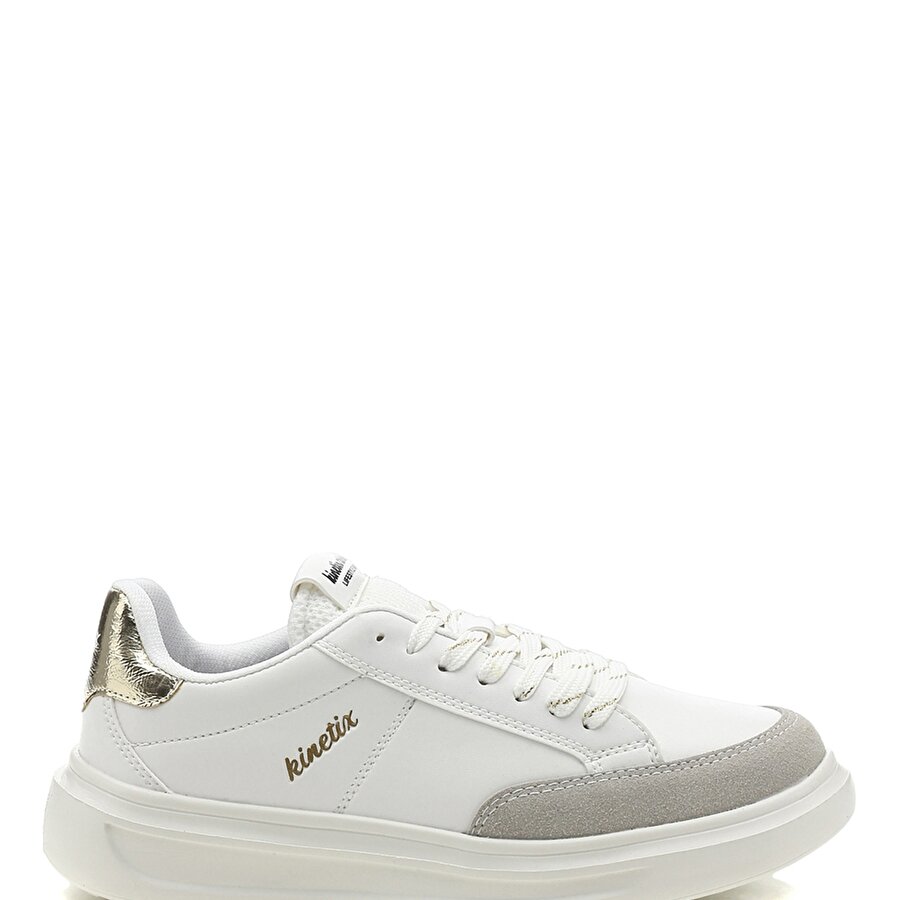 CARLOTTA 1PR Beyaz Kadın Havuz Taban Sneaker_1