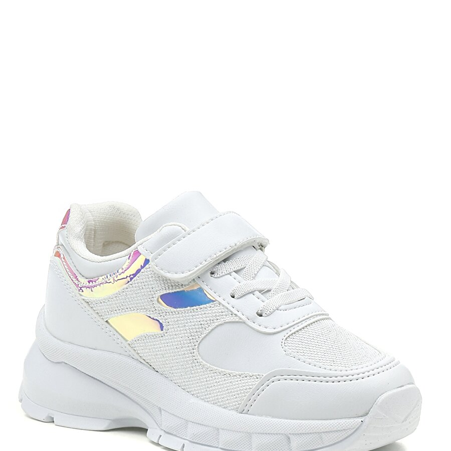ALVİN 1PR Beyaz Kız Çocuk Fashion Sneaker_0