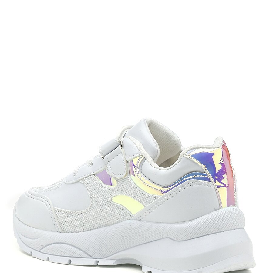 ALVİN 1PR Beyaz Kız Çocuk Fashion Sneaker_2