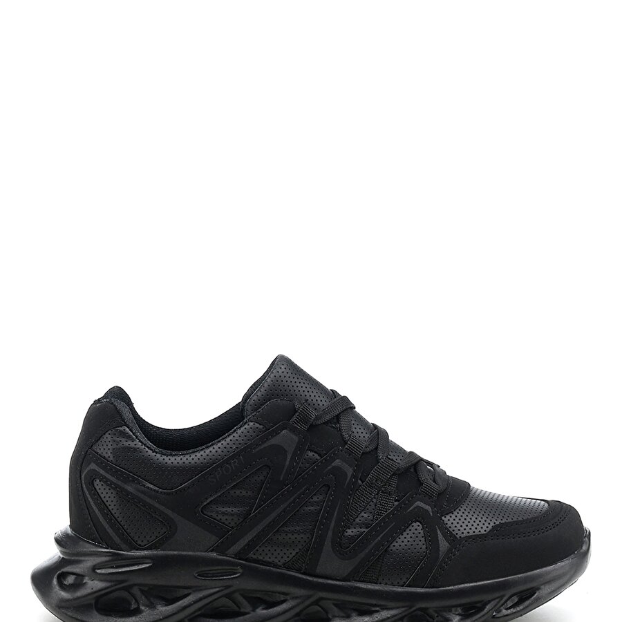 YORGOS 1PR Siyah Erkek Çocuk Sneaker_1