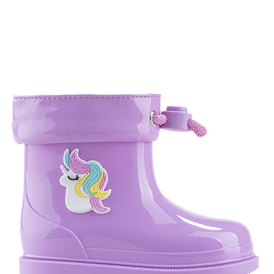 W10253 BIMBI UNICORNIO Lila Kız Çocuk Yağmur Çizmesi_1