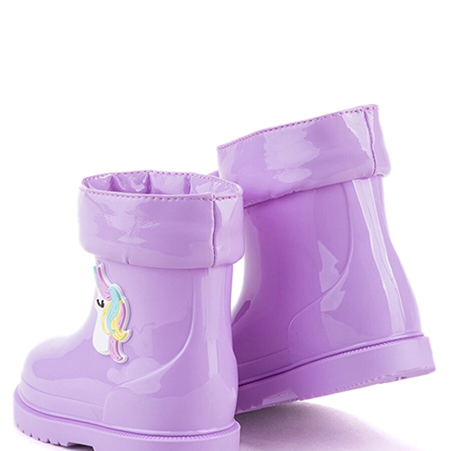 W10253 BIMBI UNICORNIO Lila Kız Çocuk Yağmur Çizmesi_2