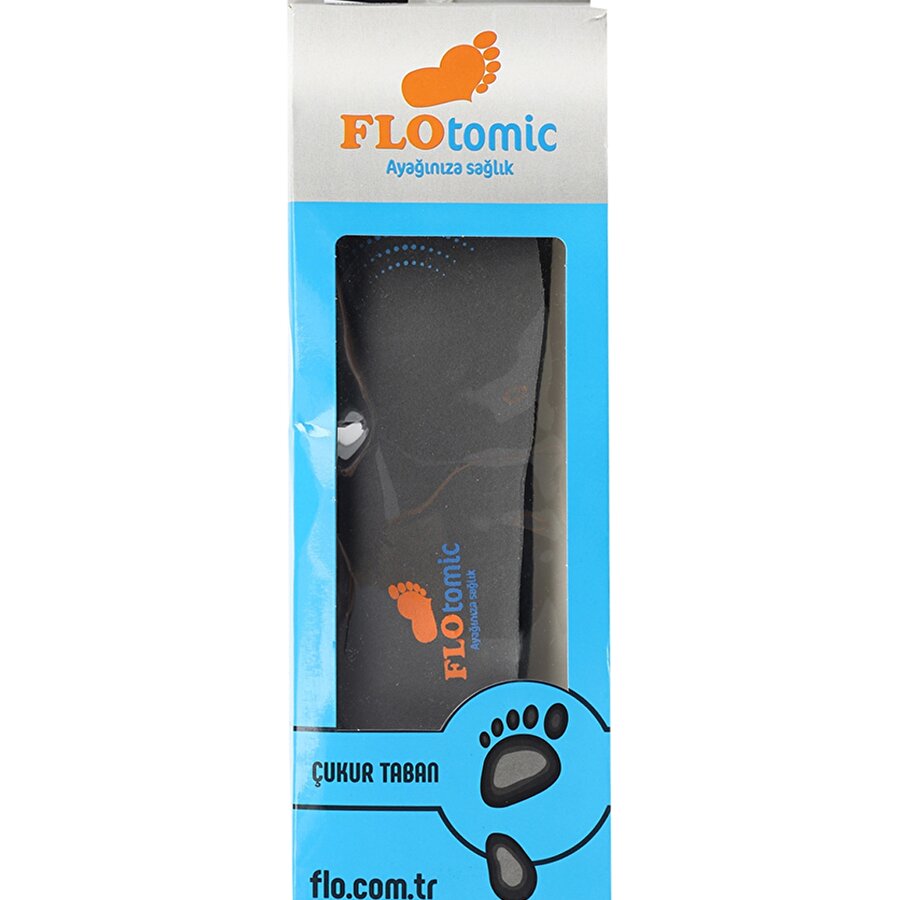 F001-M ÇUKUR TABAN 1PR Gri Erkek Tabanlık_0