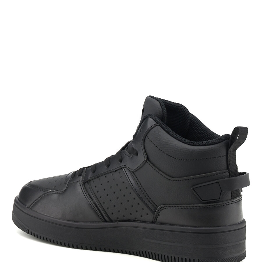 ENNER PU HI 1PR Siyah Erkek Sneaker Ayakkabı_2