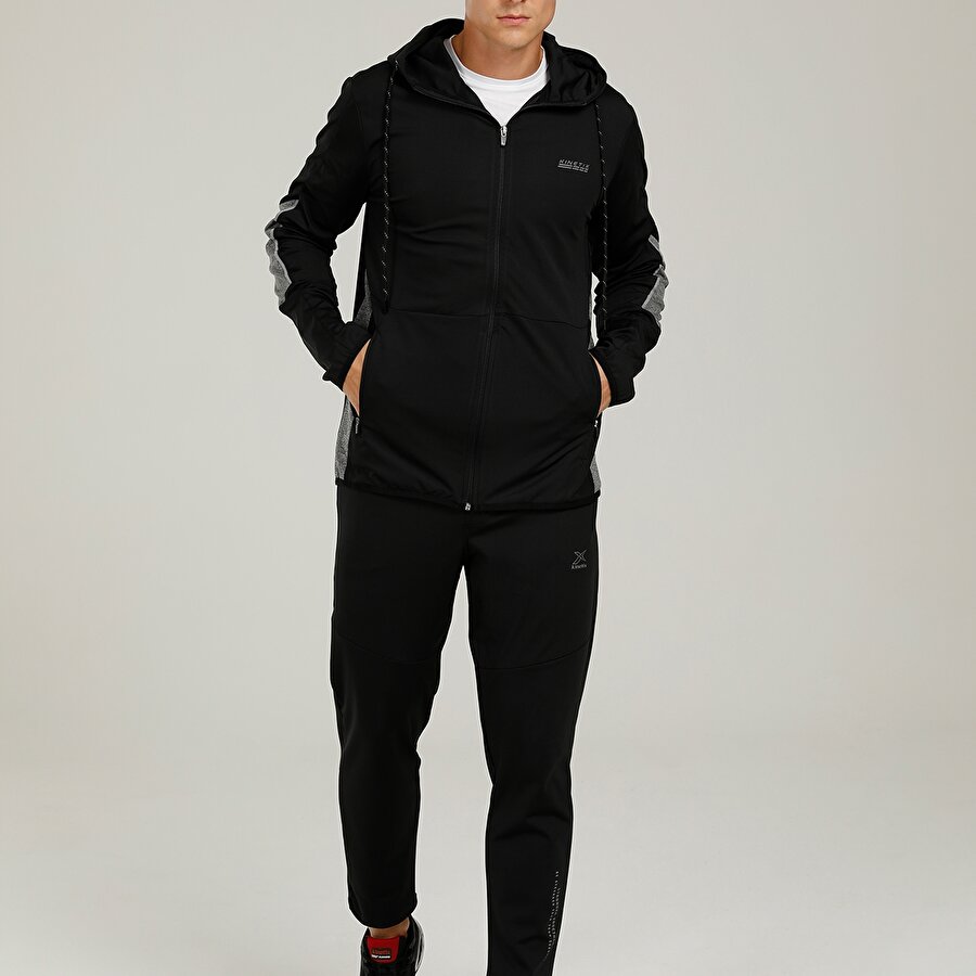 CALDER2 PES TRACK TOP 1PR Siyah Erkek Eşofman_2