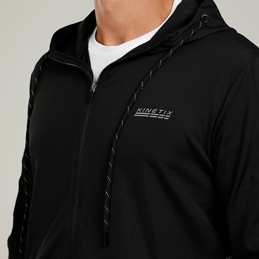 CALDER2 PES TRACK TOP 1PR Siyah Erkek Eşofman_3