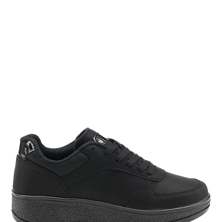 MILA PU W 1PR Siyah Kadın Sneaker Ayakkabı_1