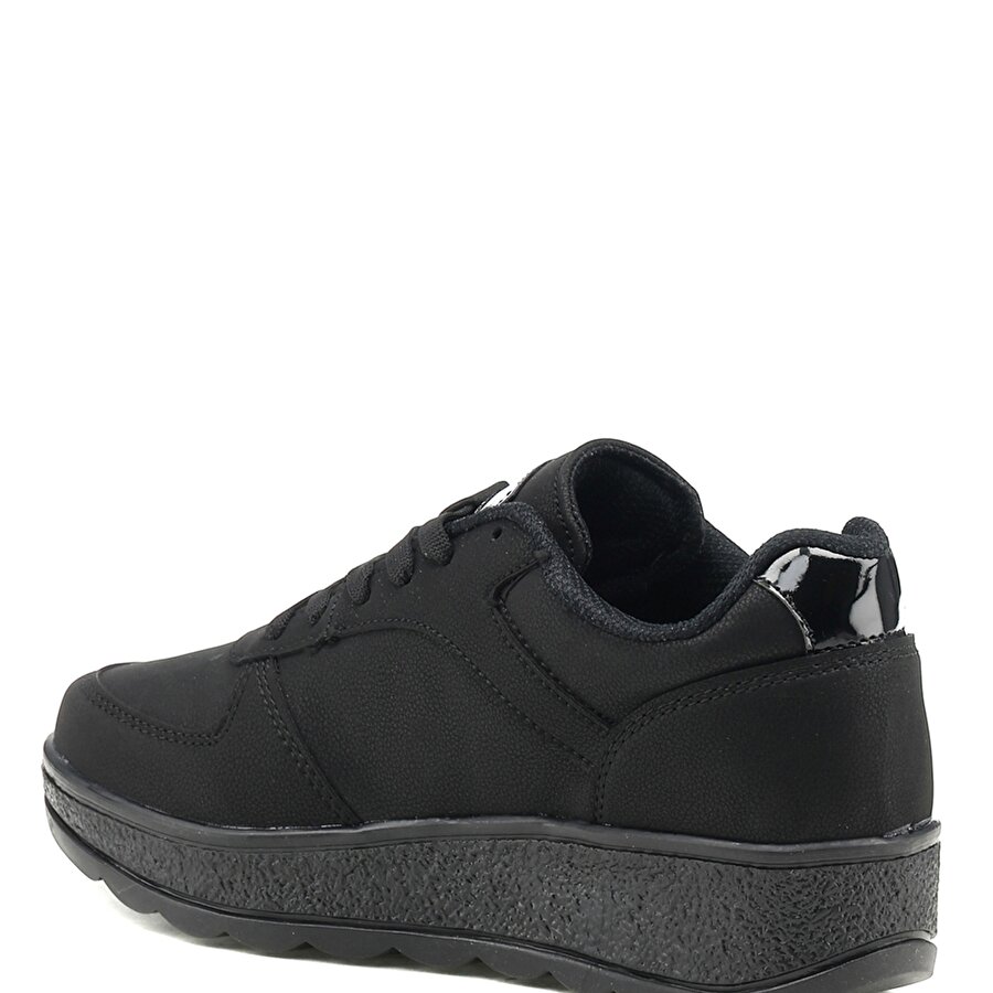MILA PU W 1PR Siyah Kadın Sneaker Ayakkabı_2
