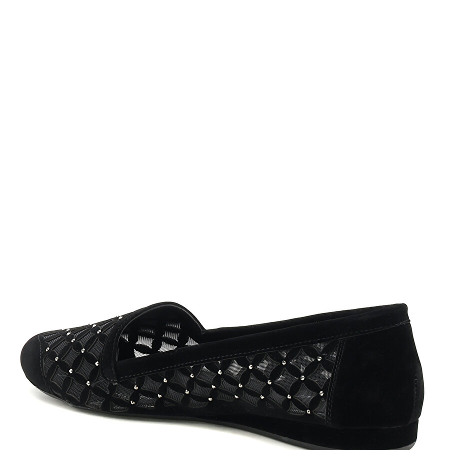 309733S.Z 2FX Siyah Kadın Loafer Ayakkabı_2