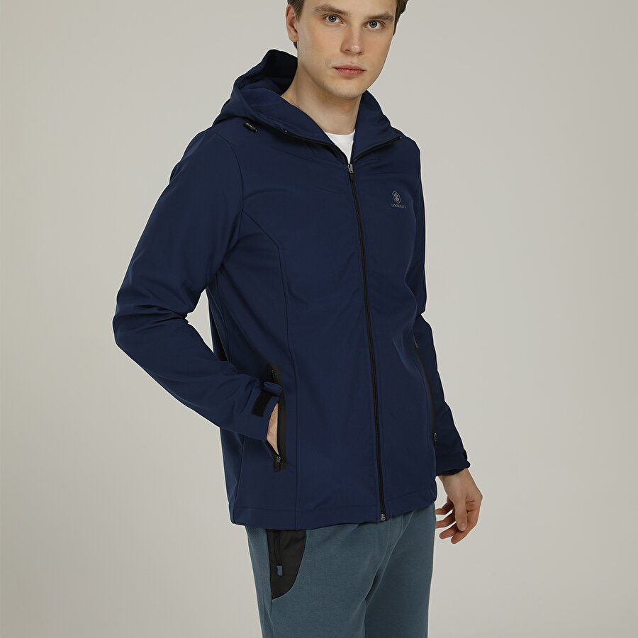 CT651 HUGO SOFTSHELL 1PR İndigo Erkek Softshell_0