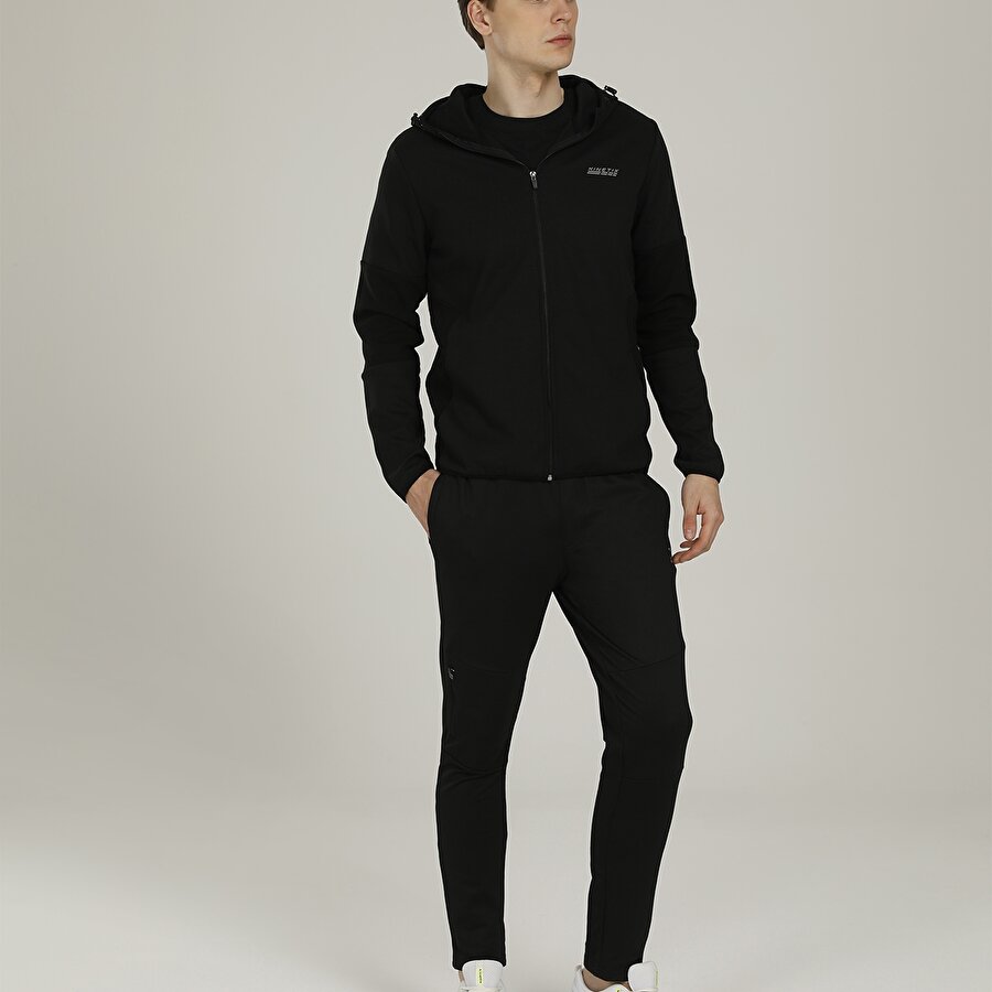 SN589 RUSH COLORBLOCK FUL Siyah Erkek Eşofman Üstü_2
