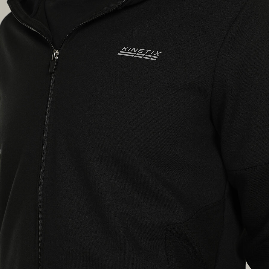 SN589 RUSH COLORBLOCK FUL Siyah Erkek Eşofman Üstü_3