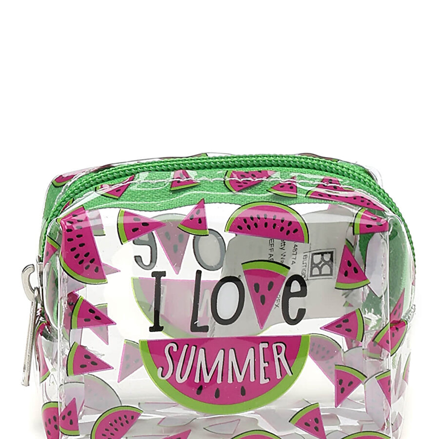 PRETTY WATERMELON 2FX Şeffaf Kadın Bozuk Para Cüzdanı_0