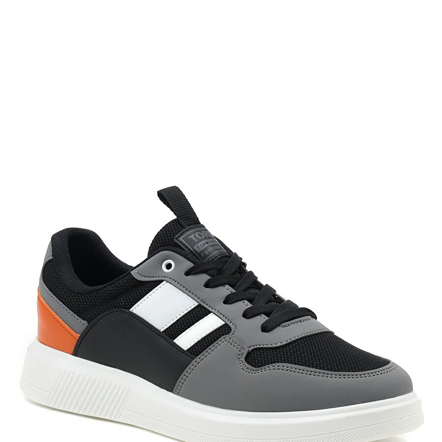 DUSTIN PU 2FX Siyah Erkek Sneaker_0