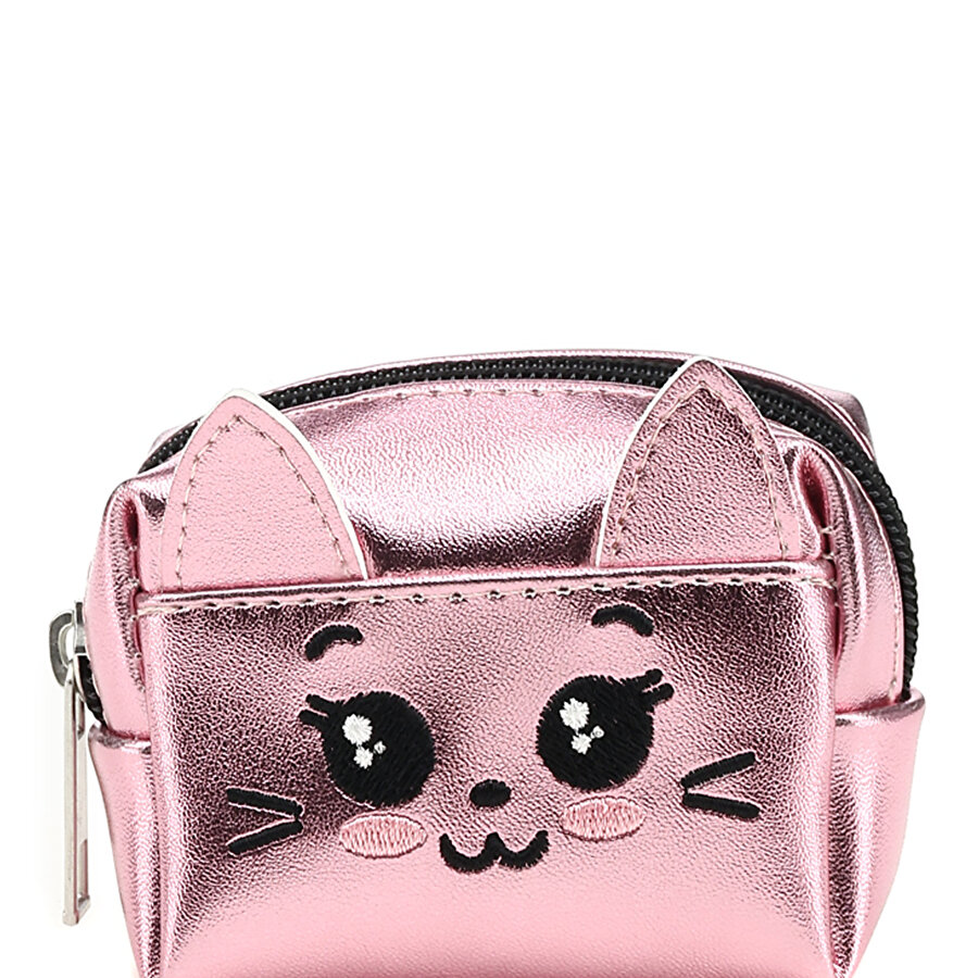 CAT BZK PRLK 2FX Pembe Kadın Bozuk Para Cüzdanı_0