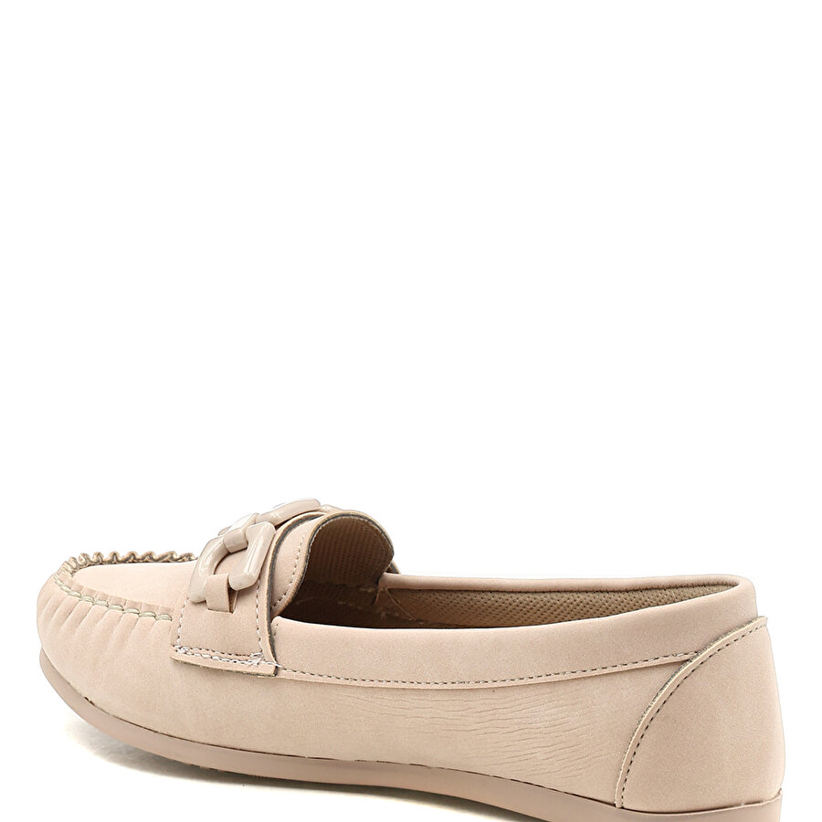 DS22008 2FX Pudra Kadın Loafer Ayakkabı_2