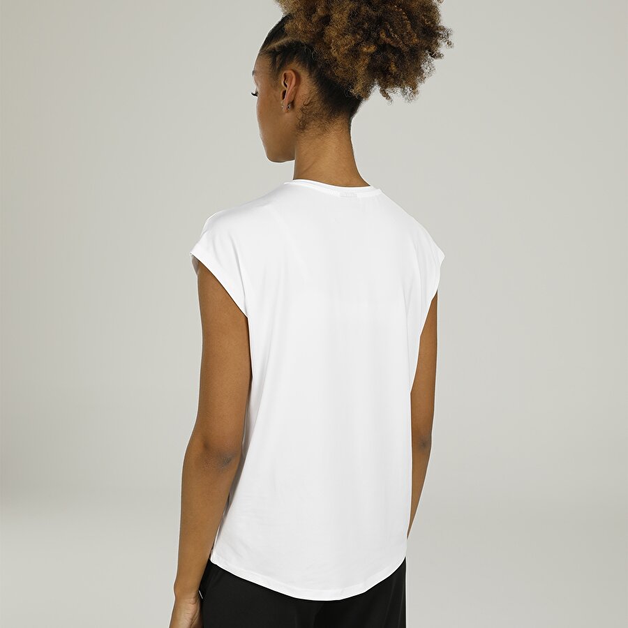 SN773 MIA SLOGAN T-SHIRT Beyaz Kadın Kısa Kol T-Shirt_2