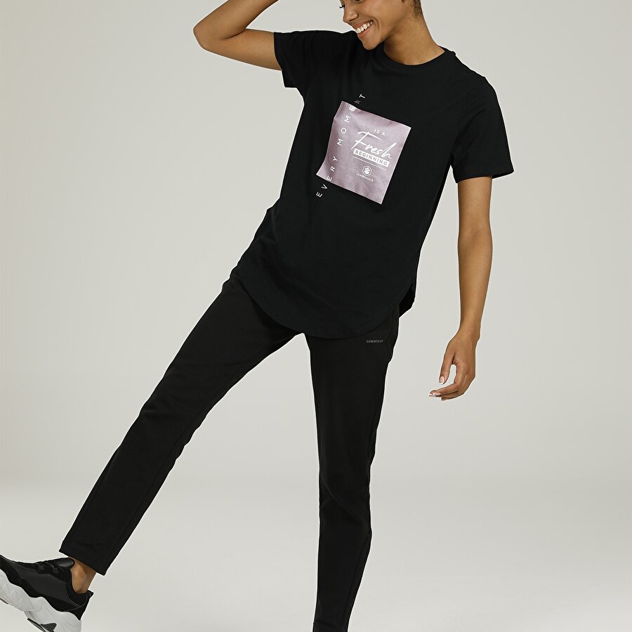 SCOTTY T-SHIRT 2FX Siyah Kadın T-Shirt_0