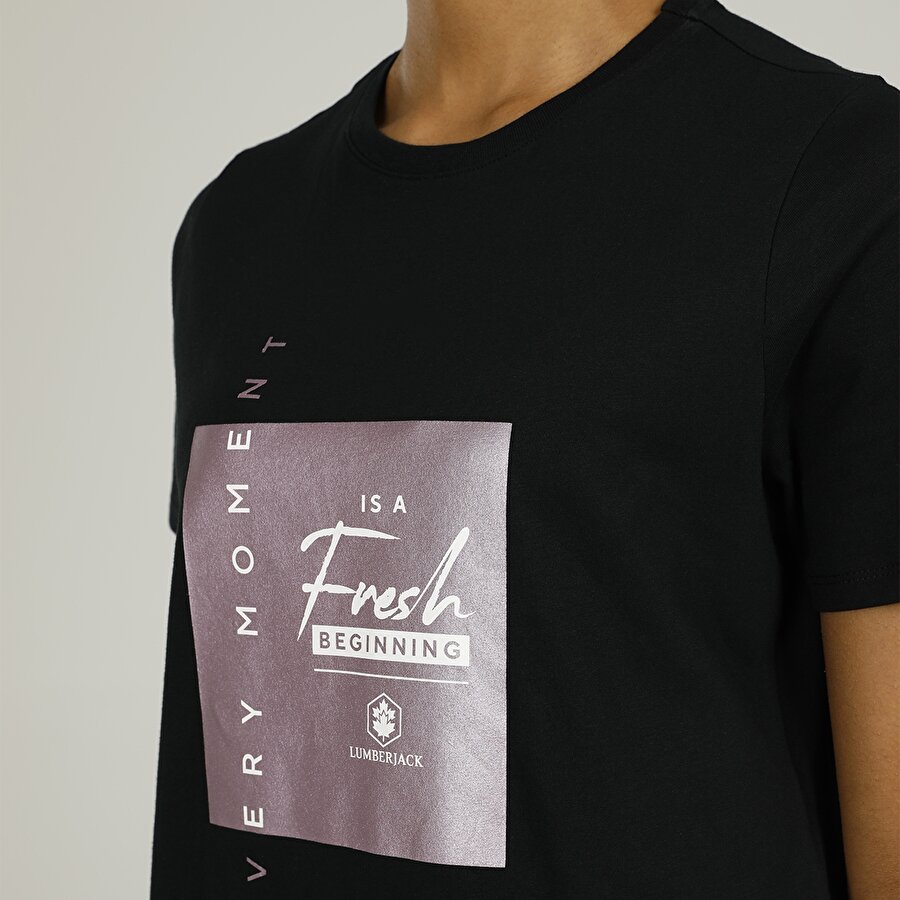 SCOTTY T-SHIRT 2FX Siyah Kadın T-Shirt_3