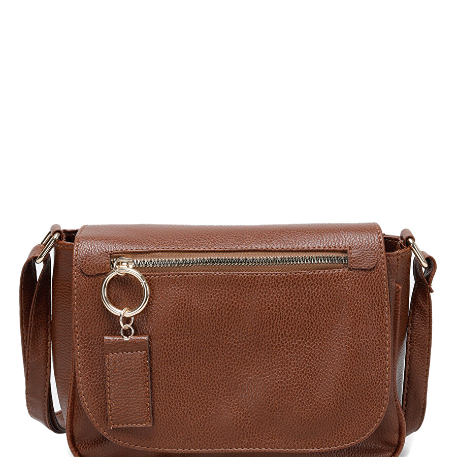 ZIPPER BASIC 2FX Taba Kadın Çapraz Çanta_0