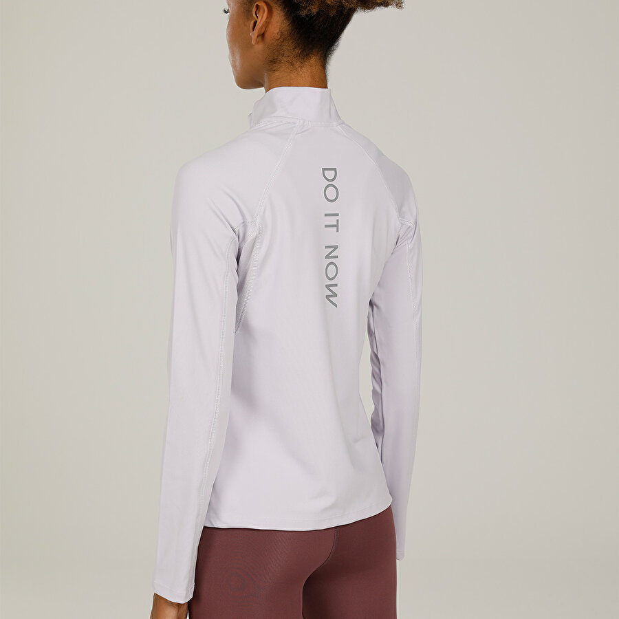 CT622 MARIA SPORTS ZIP CA Lila Kadın Eşofman Üstü_1