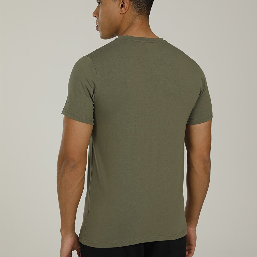 CT1025 NED CAMO LOGO T-SH Haki Erkek T-Shirt_1