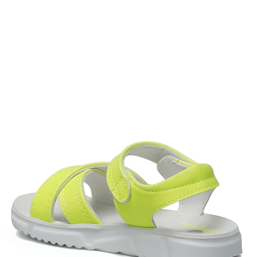 VELMA 2FX Neon Sarı Kız Çocuk Sandalet_2