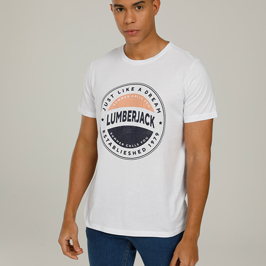 CT1139 ISLAND LOGO T-SHIR  Erkek Kısa Kol T-Shirt_0