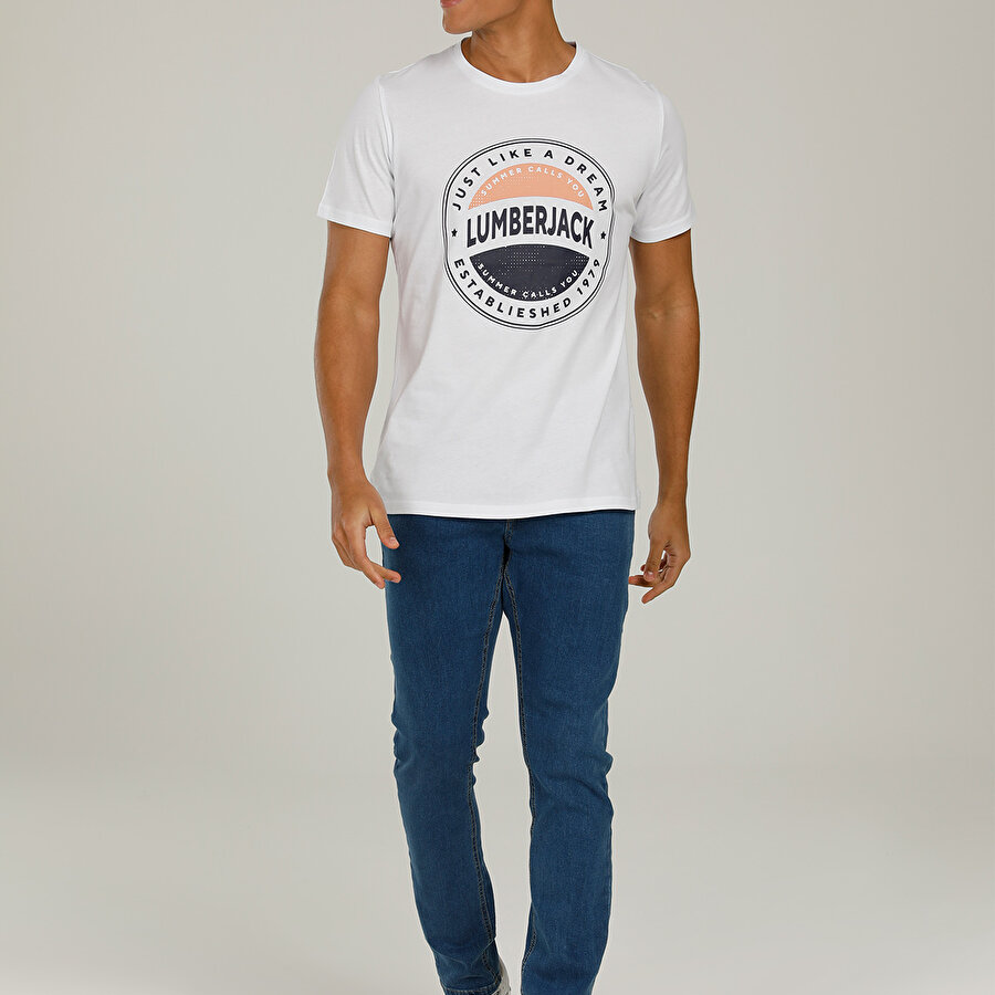 CT1139 ISLAND LOGO T-SHIR  Erkek Kısa Kol T-Shirt_2