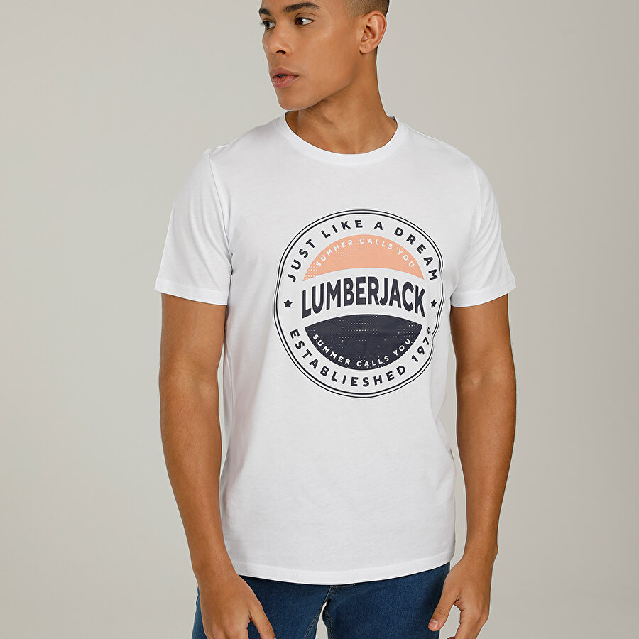 CT1139 ISLAND LOGO T-SHIR  Erkek Kısa Kol T-Shirt_4