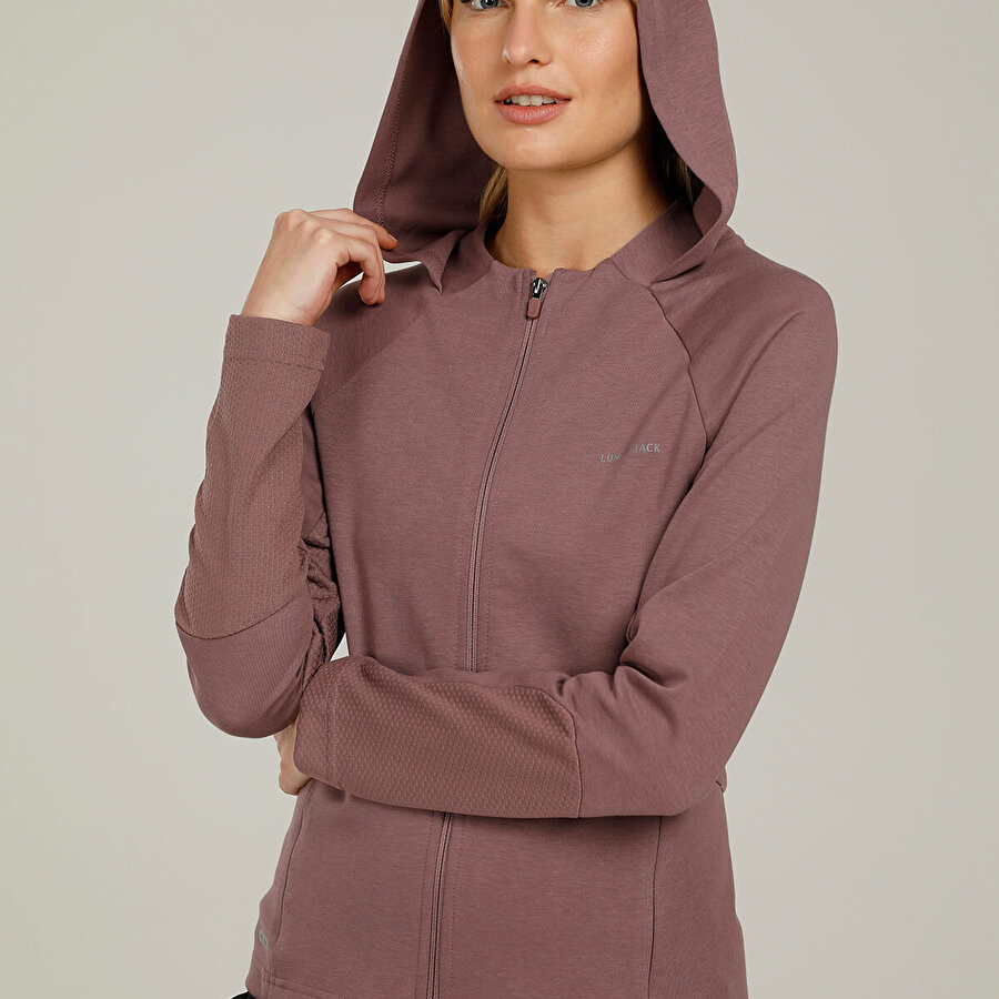 CT321 MILA FULL ZIP HOODI  Kadın Eşofman Üstü_4