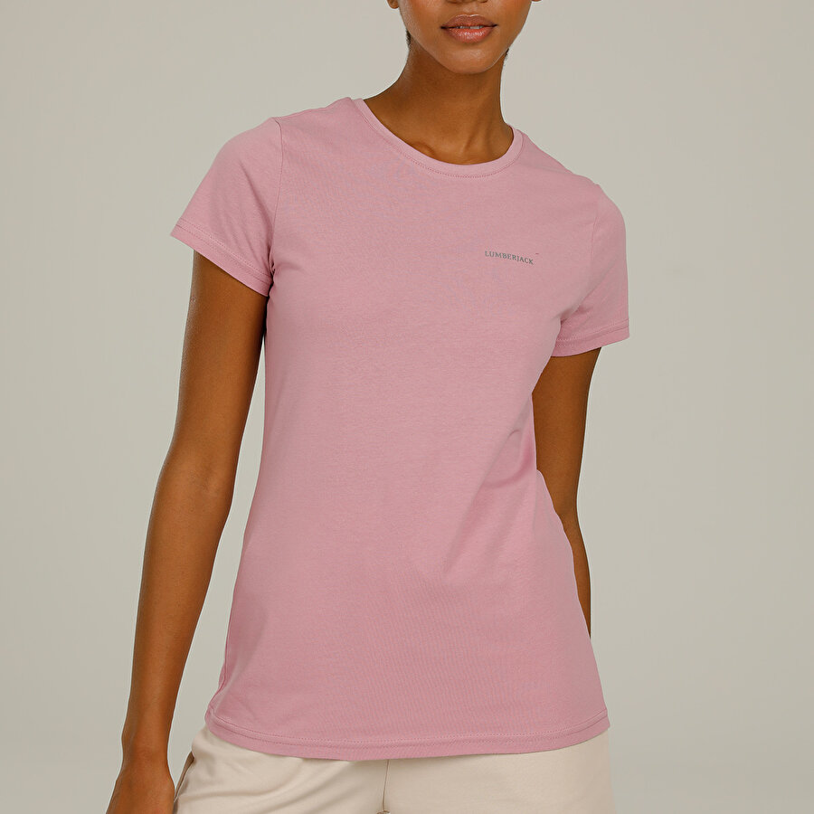 CT122 BASIC C NECK T-SHIR  Kadın Kısa Kol T-Shirt_4