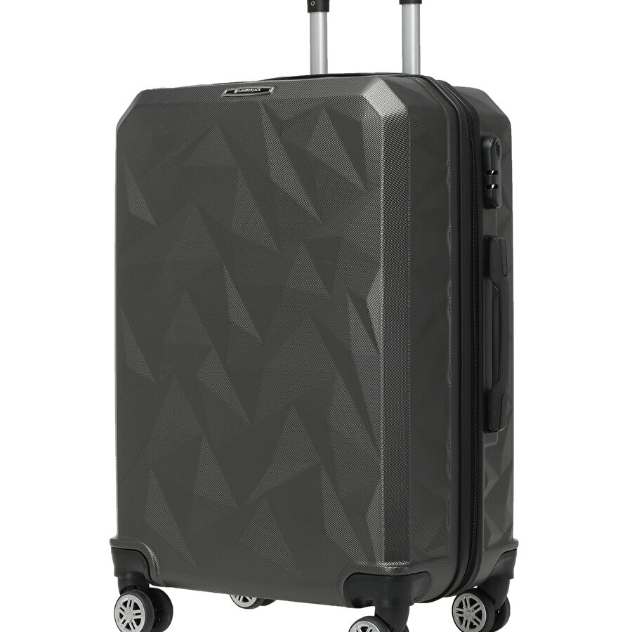 HEXAGON -B  2FX Antrasit Unisex Büyük Boy Valiz_1