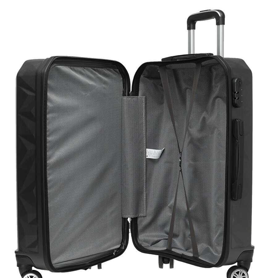 HEXAGON-O  2FX Antrasit Unisex Orta Boy Valiz_2