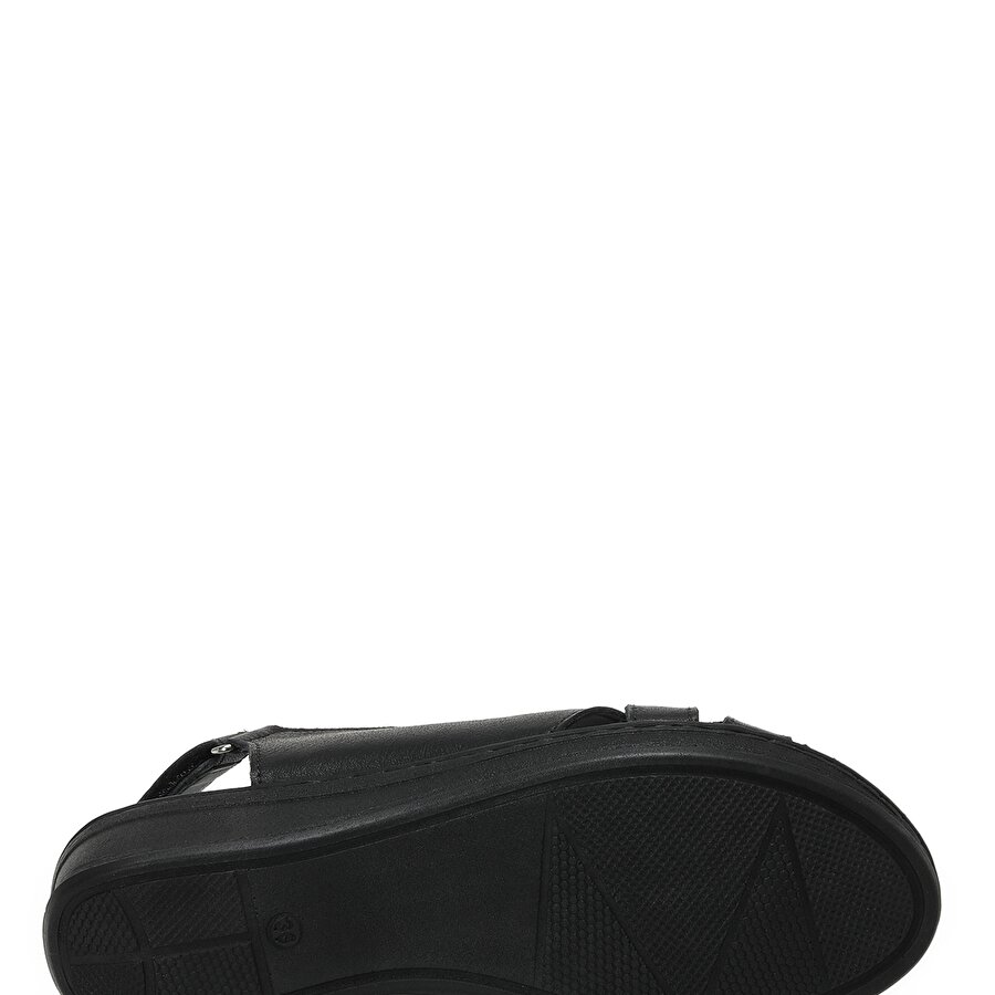 103813.Z2FX Siyah Kadın Comfort Sandalet_3