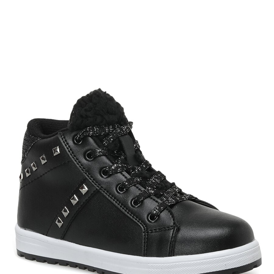 PELLİ.F 2PR Siyah Kız Çocuk High Sneaker_0