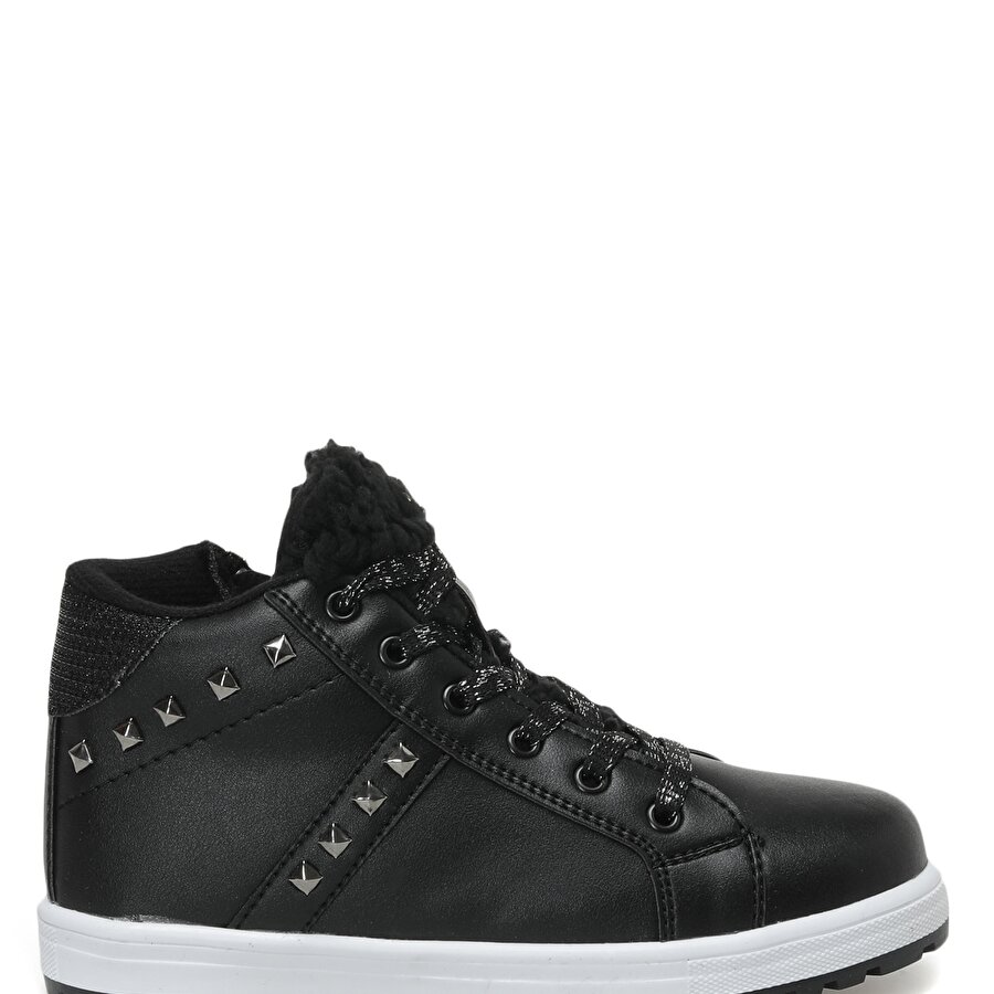 PELLİ.F 2PR Siyah Kız Çocuk High Sneaker_1