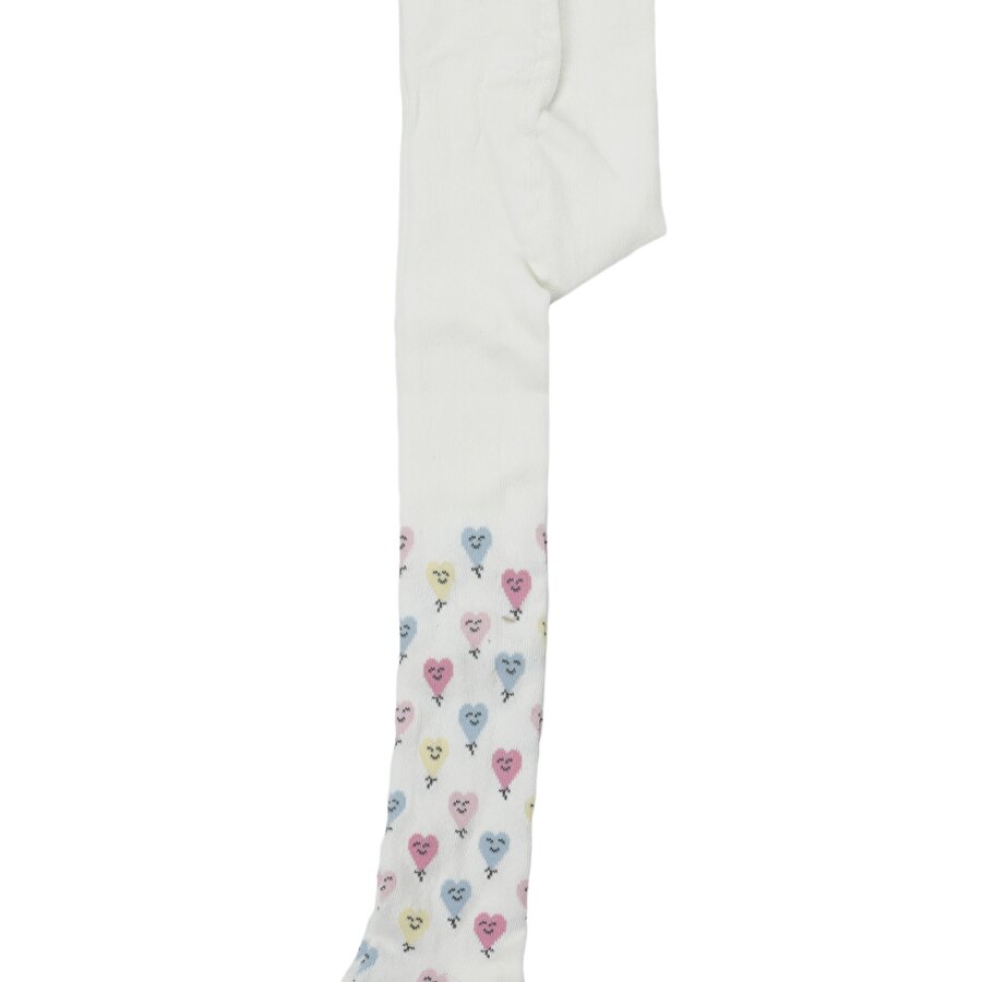 HEARTS TIGHTS-G 2PR Ekru Kız Çocuk Külotlu Çorap_0