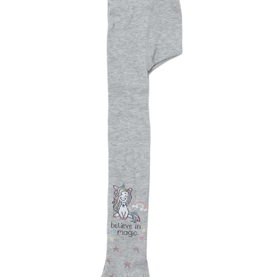 RAINBOW TIGHTS-G 2PR GRI MULTI Kız Çocuk Külotlu Çorap